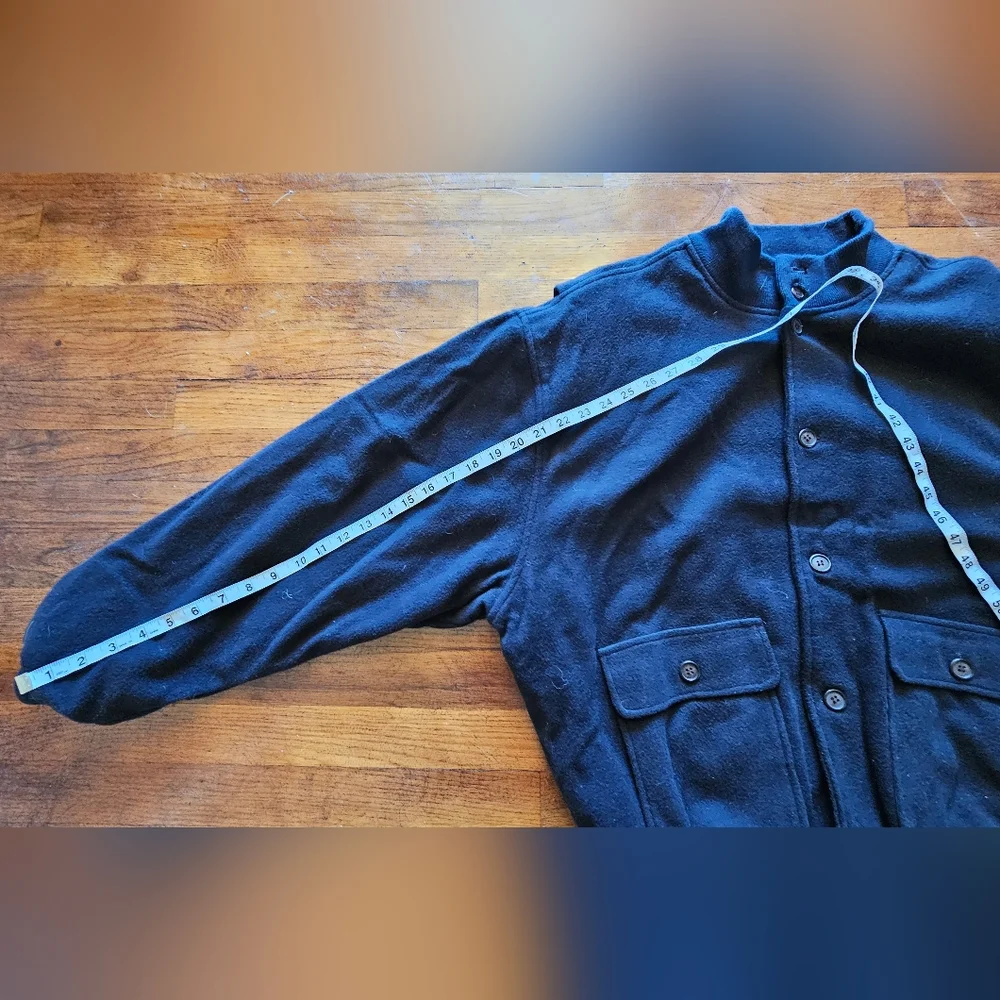 Bomber Jacket 1999 Ford Mustang 35th Anniversary Cashmere Satin‎ Black Sz XL - Picture 5 of 11